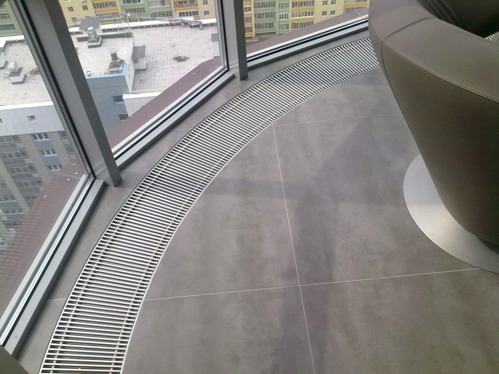 Преимущества внутрипольных конвекторов