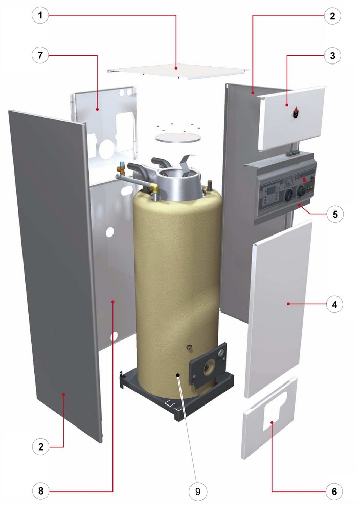 картинка Комплект коаксиального дымохода для Delta (Россия) от магазина pro-technik.ru